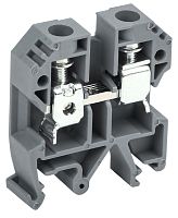 Клемма винтовая IEK КВИ-10 10мм2 серый картинка 